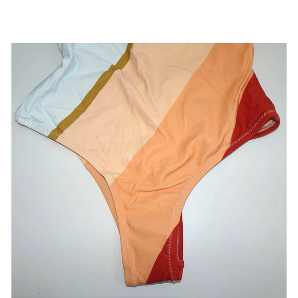 Rip Curl Women's Standard Sunsetters Block One Piece X-Small Peach - Picture 4 of 9